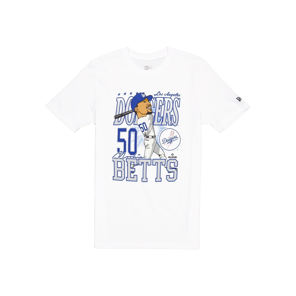 New Era Los Angeles Dodgers Mookie Betts Caricature T-Shirt - Size S